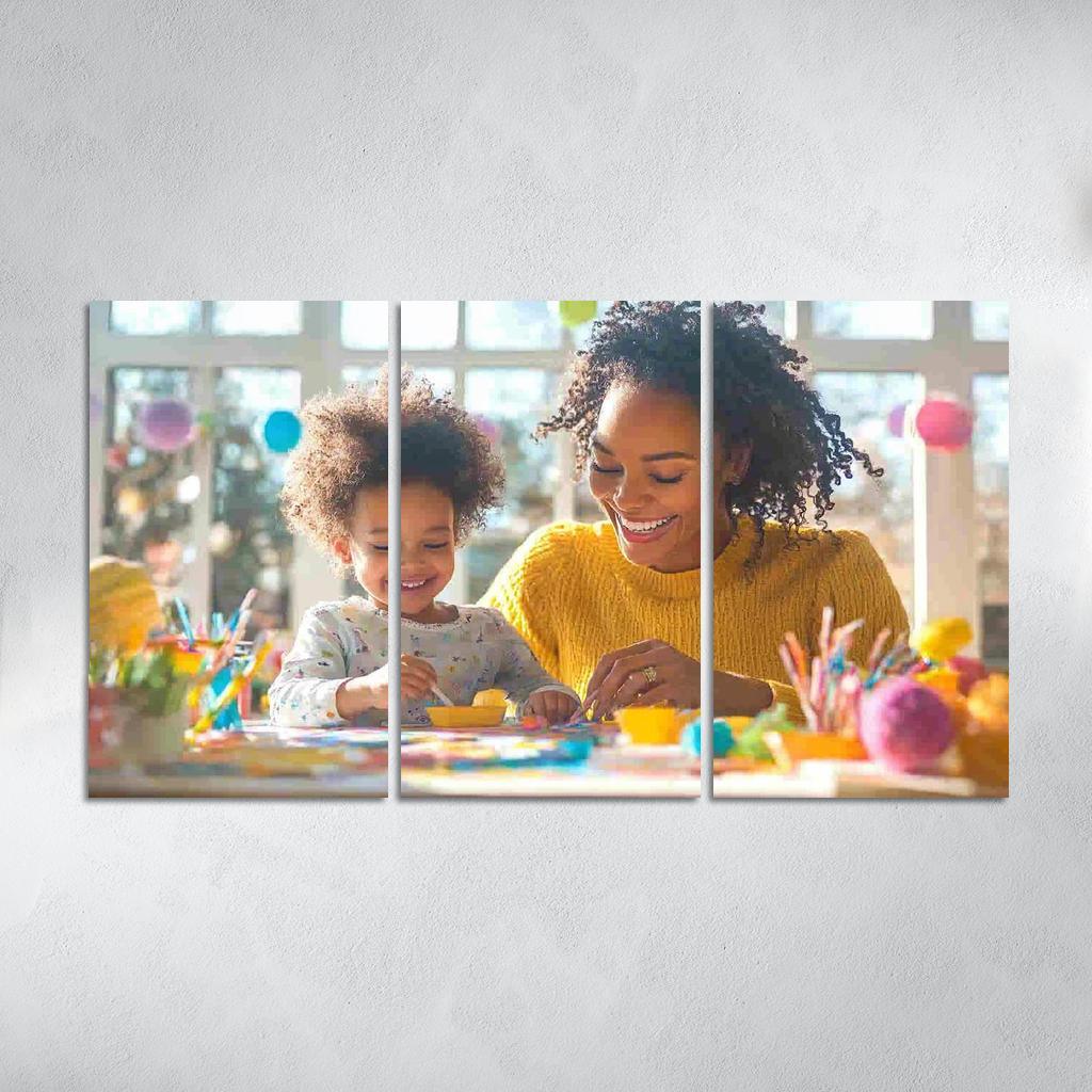 Crafting Love The Art Of Motherhood Custom Paintings Frame
