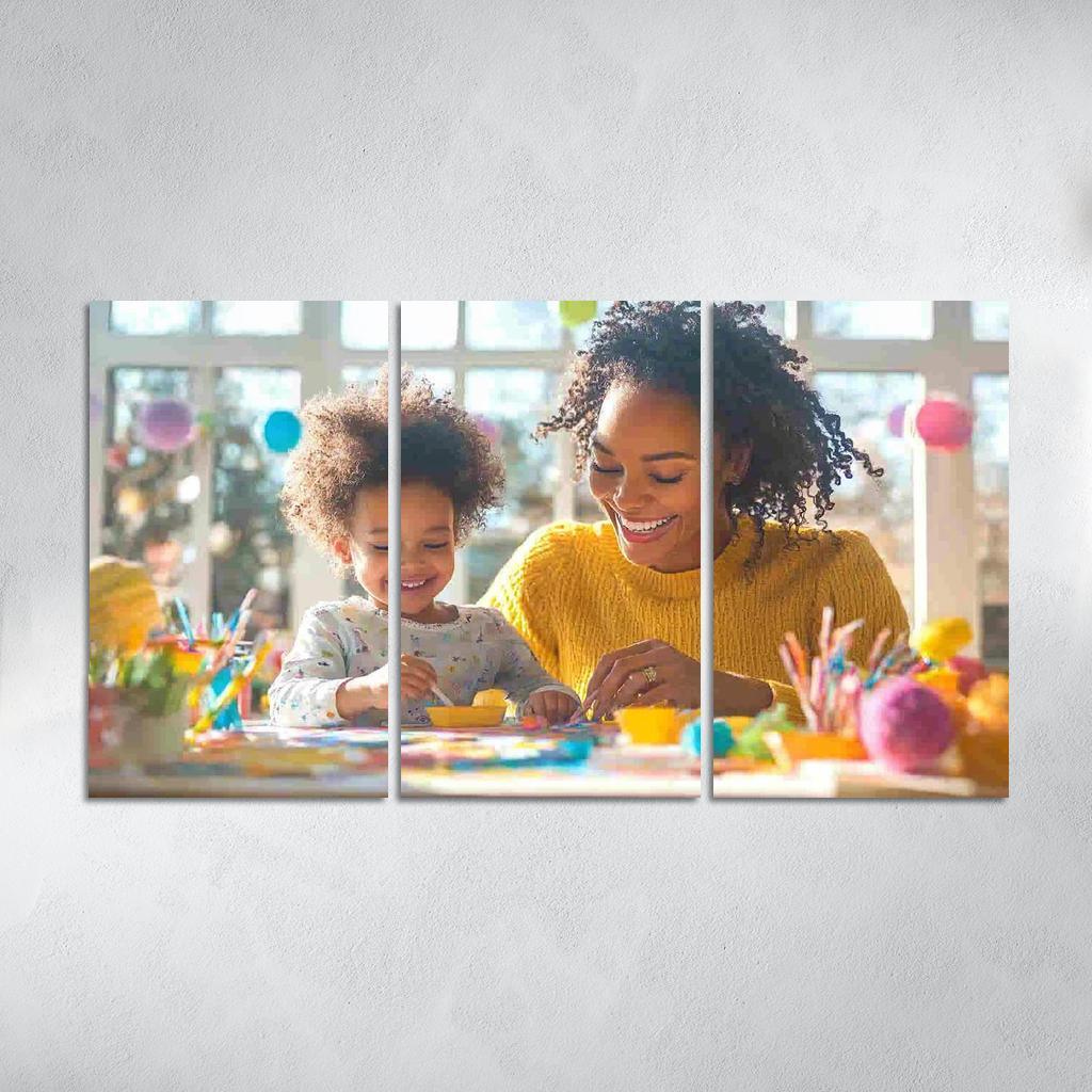 Crafting Love The Art Of Motherhood Custom Paintings Frame