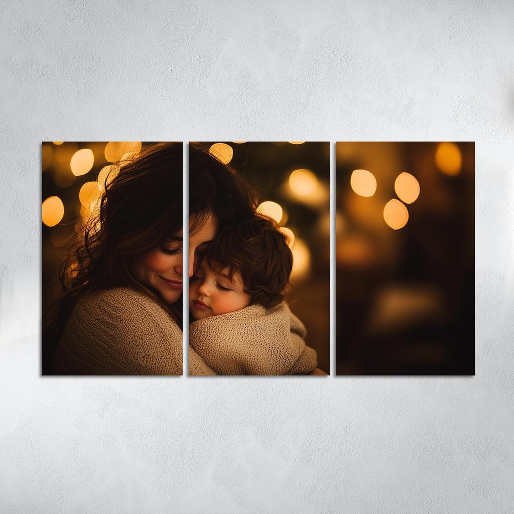 A Mothers Embrace The Comfort Of Love Canvas Paintings Frame