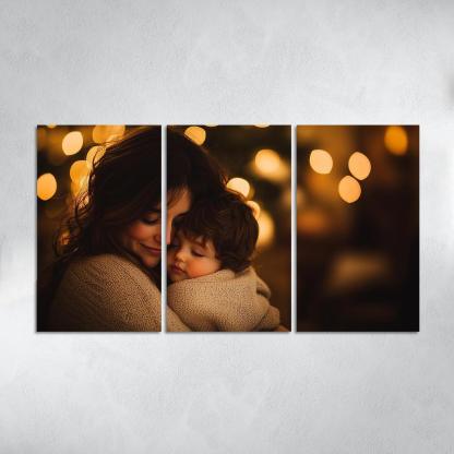 A Mothers Embrace The Comfort Of Love Canvas Paintings Frame