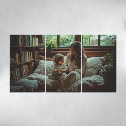 The Gentle Whisper Of Love A Mothers Voice Canvas Paintings Frame