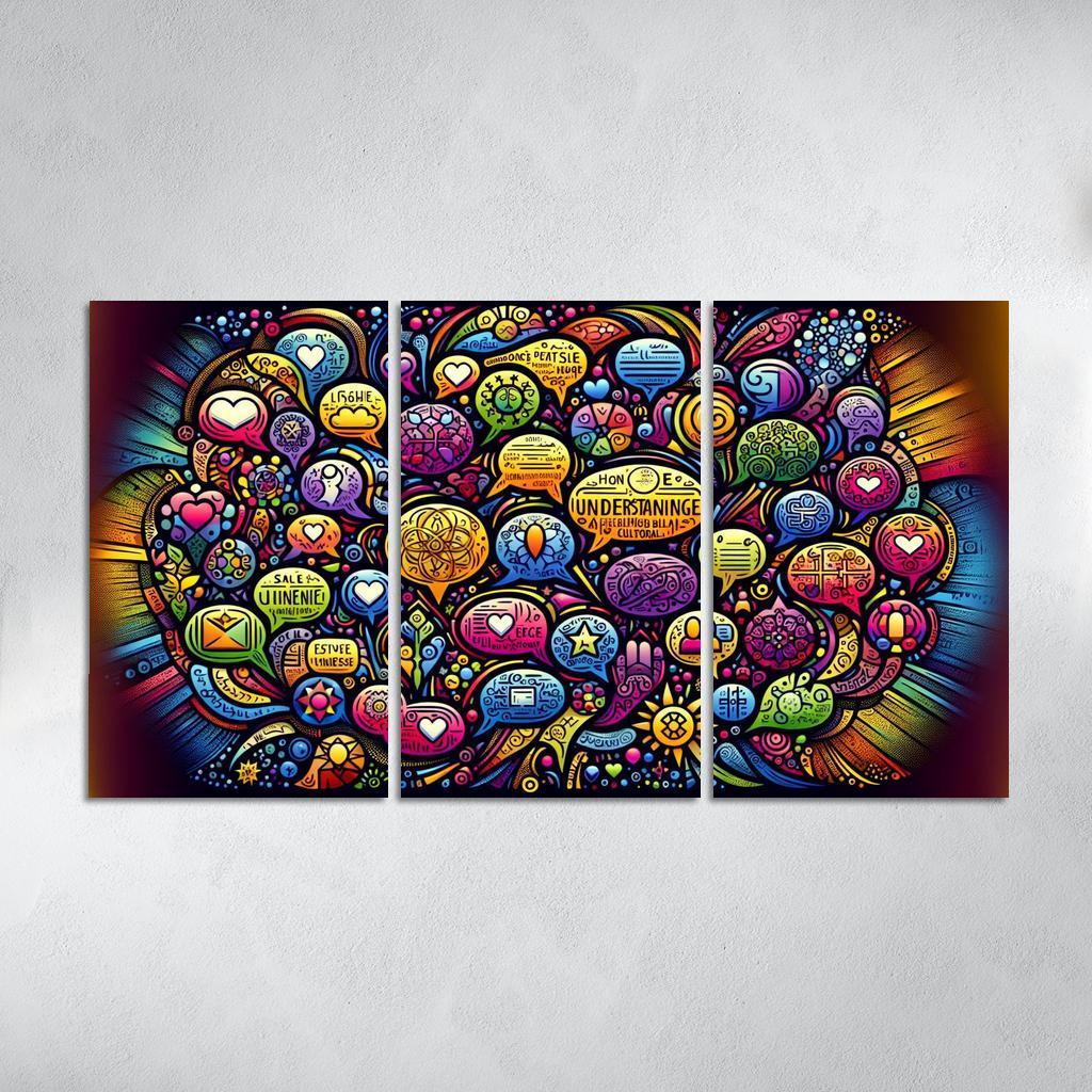 Bridges Of Connection The Power Of Dialogue Multi-panel Paintings