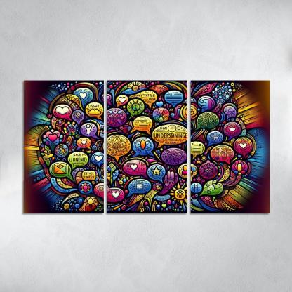 Bridges Of Connection The Power Of Dialogue Multi-panel Paintings