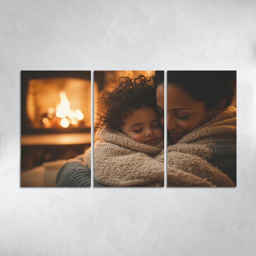 Cocooned In Love A Mothers Warmth Custom Paintings Frame
