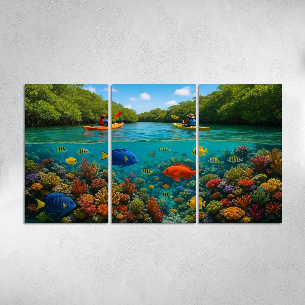 Coral Bay Adventure And Eco-tourism Custom Paintings Frame