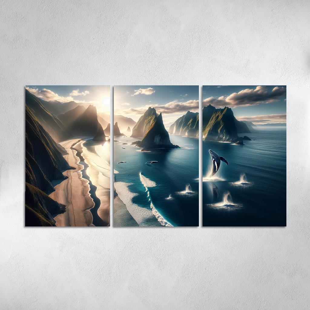 Whale Watching Point Custom Paintings Frame