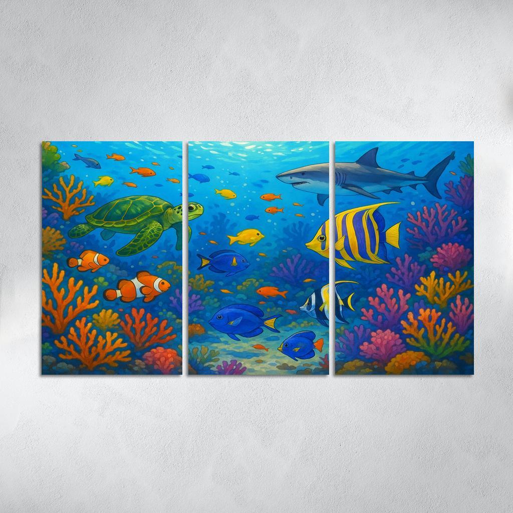 Ocean Guardians Artistic Expressions On Marine Conservation Premium Artwork Frames