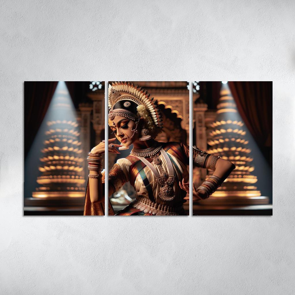 Bharatanatyam The Dance Of The Divine Modern Paintings Frame