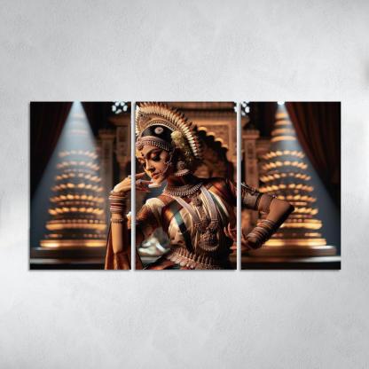 Bharatanatyam The Dance Of The Divine Modern Paintings Frame