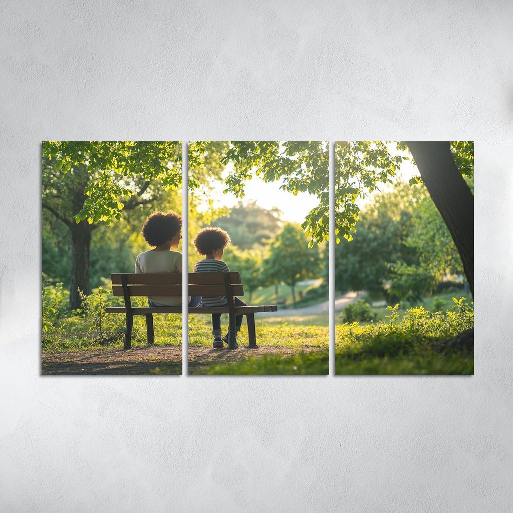 Embracing Change A Mothers Strength In Transition Canvas Paintings Frame