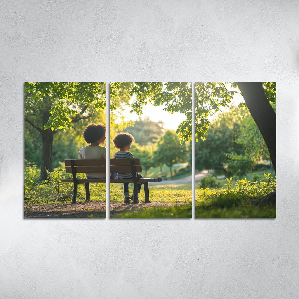 Embracing Change A Mothers Strength In Transition Canvas Paintings Frame