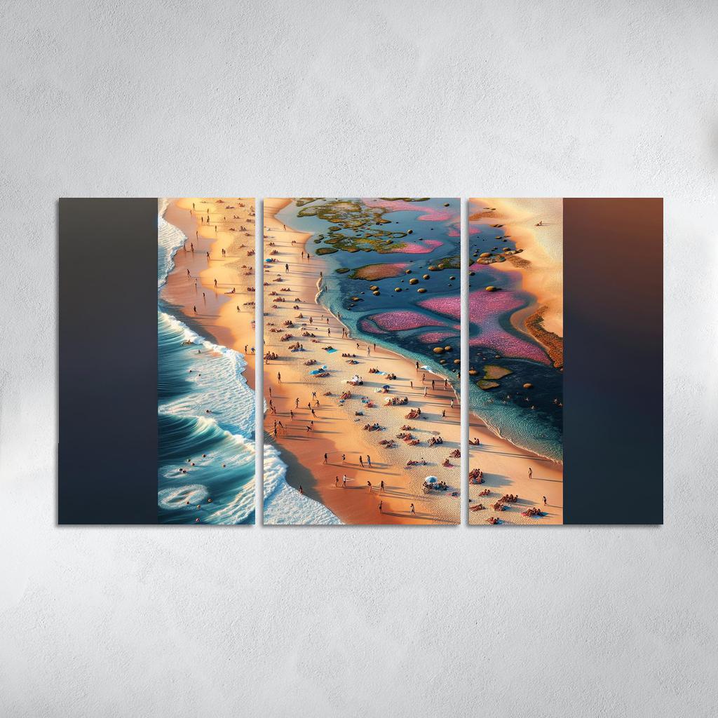 Timeless Tide Beach Custom Paintings Frame