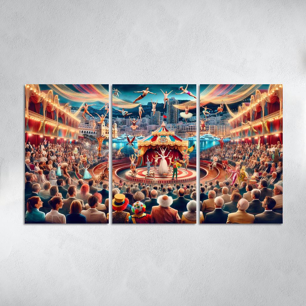 International Circus Festival - Monaco Framed Paintings