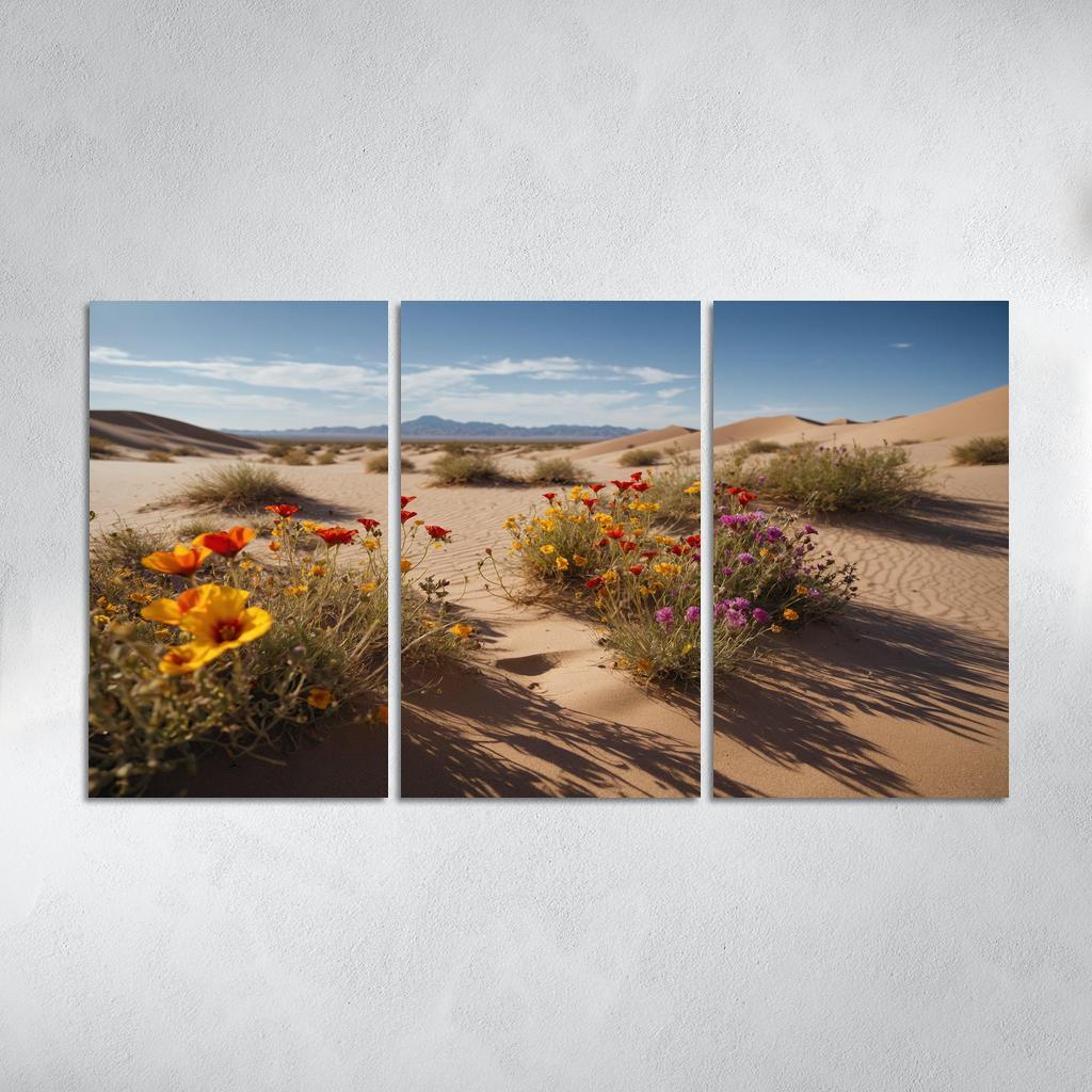 The Peaceful Beauty Of Desert Blooms Oil Paintings Frame