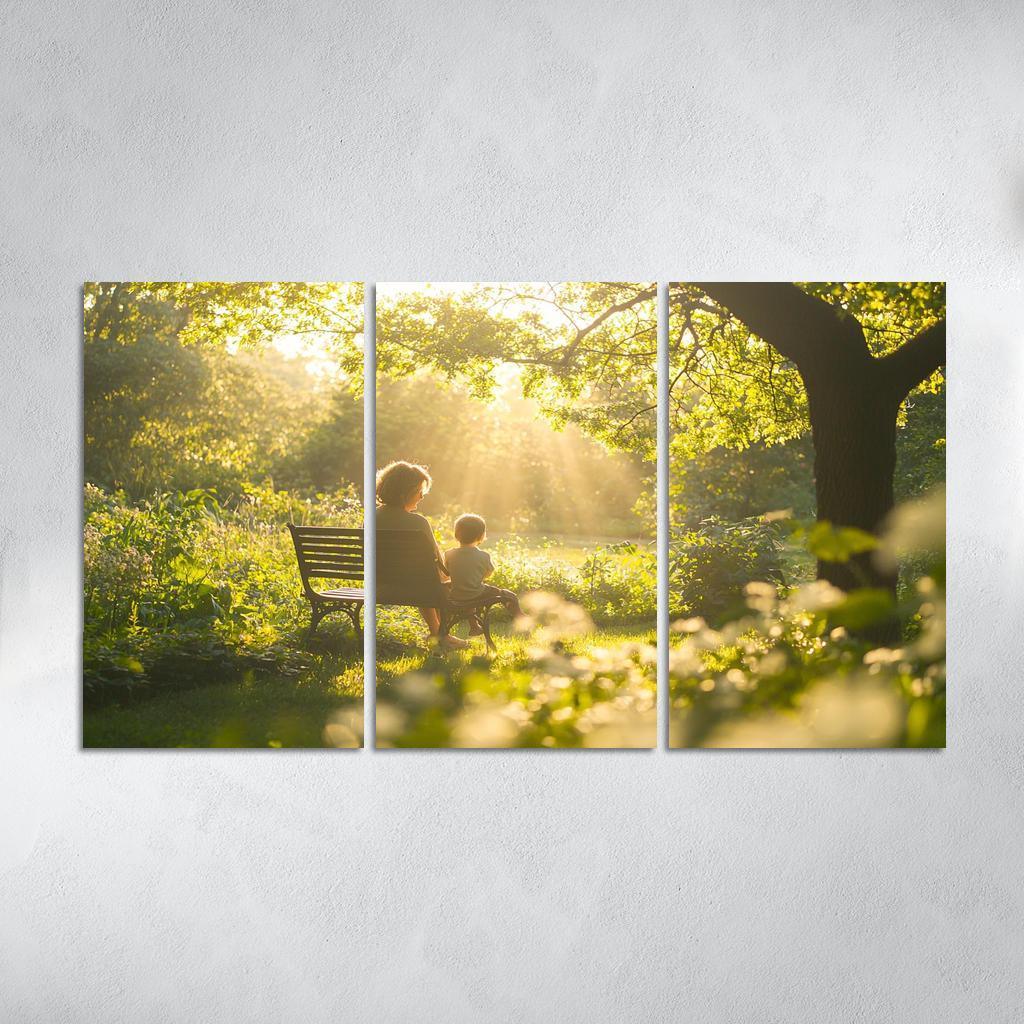 In Every Breath The Essence Of Motherhood Custom Paintings Frame
