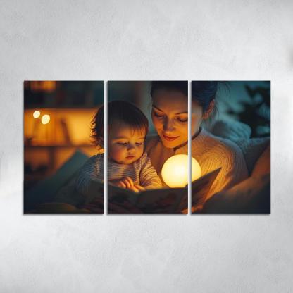 Moments Of Tenderness A Mothers Loving Touch Canvas Paintings Frame