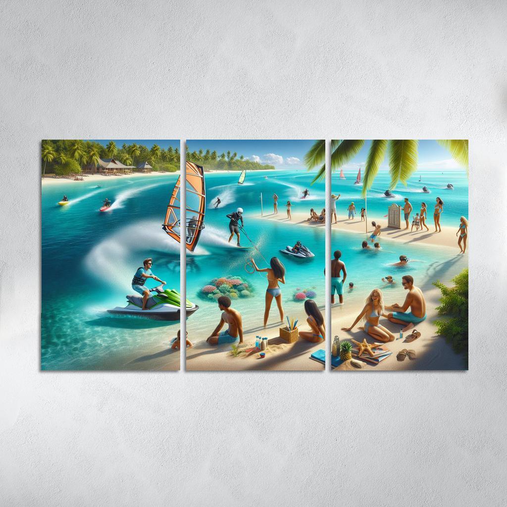 Coral Coast An Adventure Seeker's Dream Custom Paintings Frame