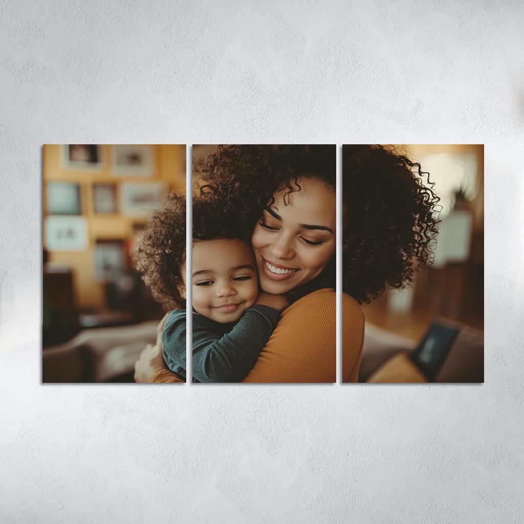 A Mother's Embrace The Heart Of Family Canvas Paintings Frame