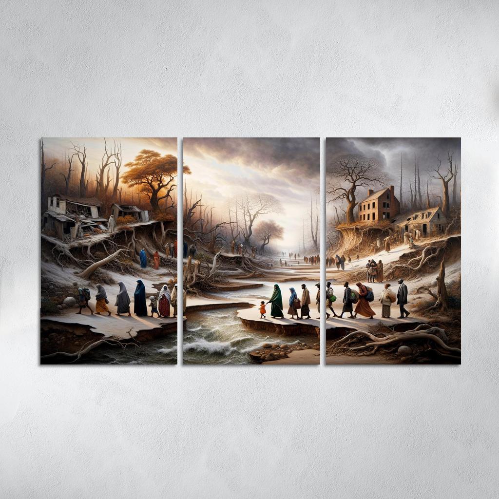 Climate Refugees The Human Face Of Environmental Displacement Art Trends