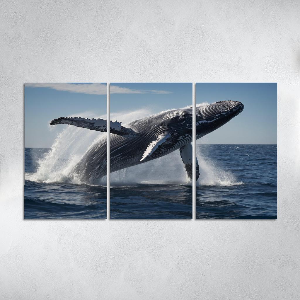 The Graceful Humpback Whale Song Of The Sea Premium Artwork Frames