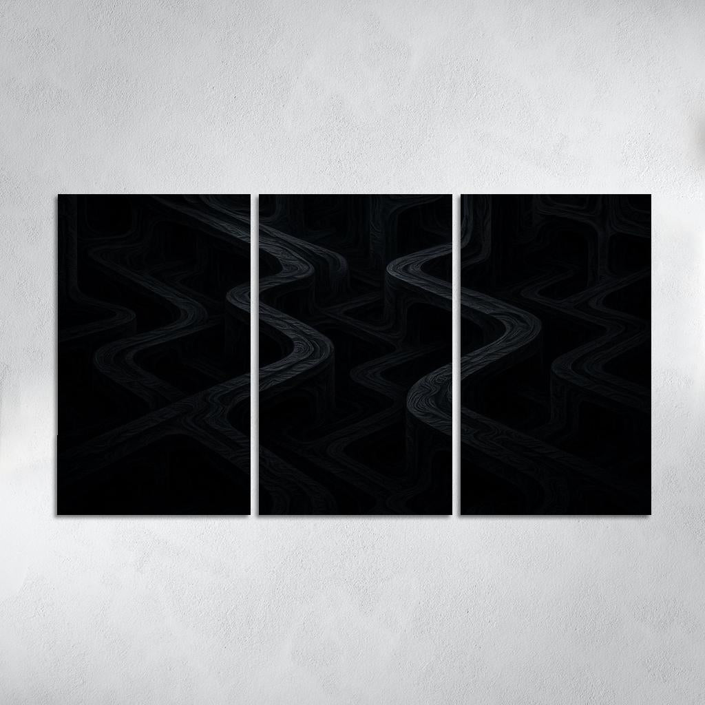 Labyrinth Of Shifting Shadows Premium Artwork Frames