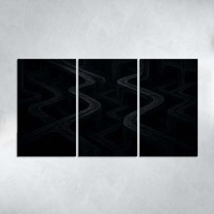 Labyrinth Of Shifting Shadows Premium Artwork Frames