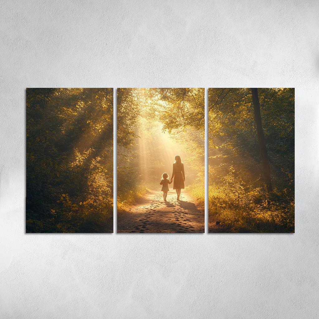 Footsteps In Time The Journey Of Love Custom Paintings Frame