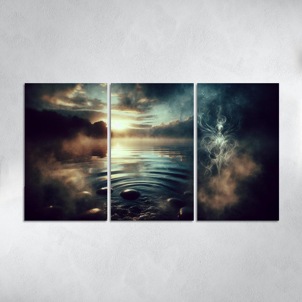 Whispers of the Soul 3 Piece HD Canvas Wall Art-Original Frame