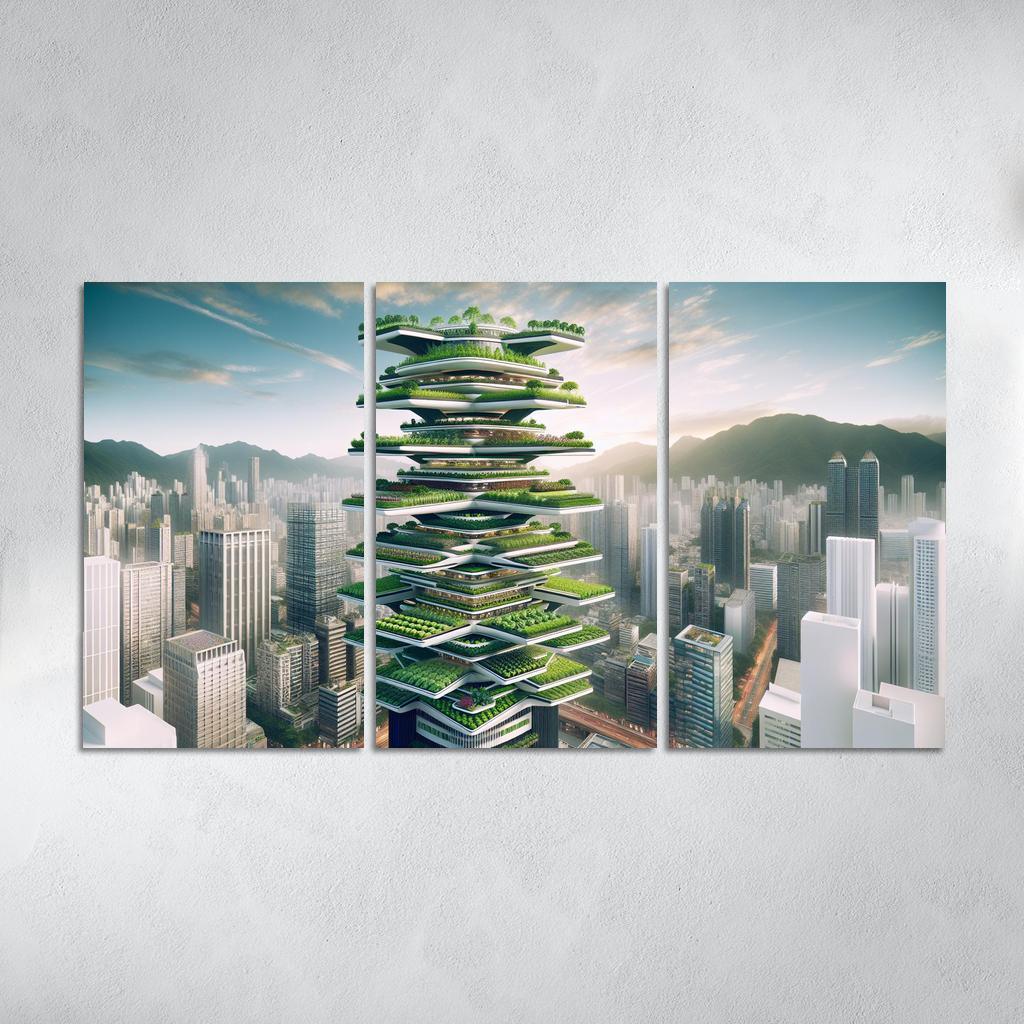 Vertical Farms As Architecture Custom Paintings Frame