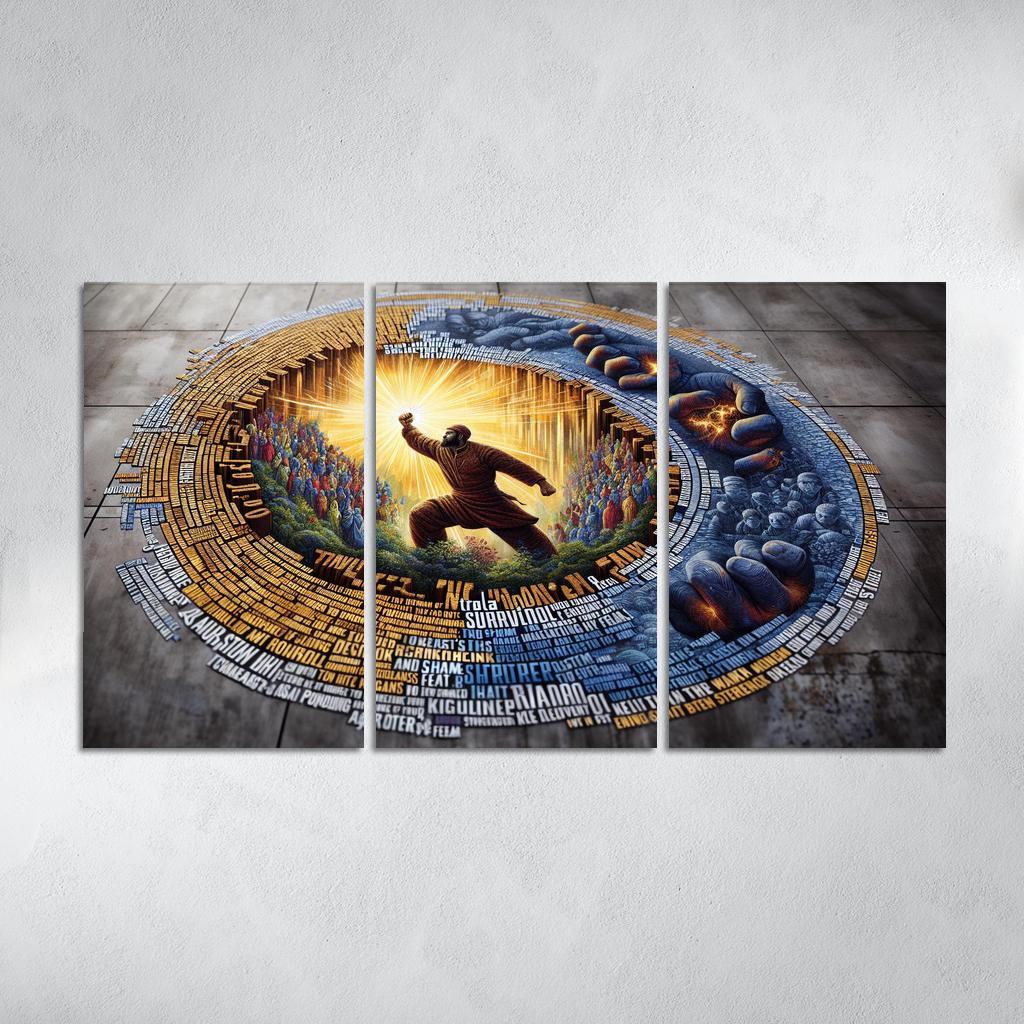 Tales Of Survival The Fight Against Domestic Violence Custom Paintings Frame