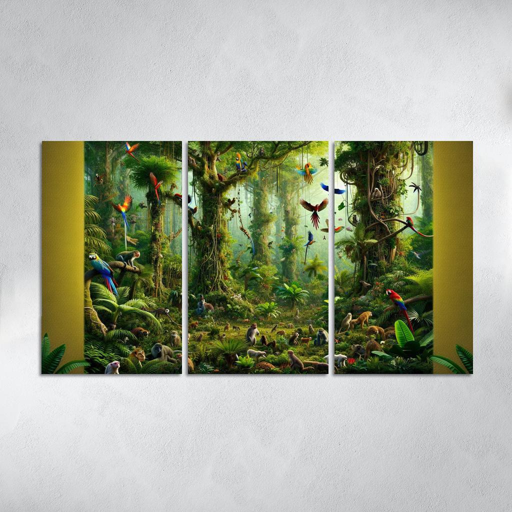 Nature's Voices Advocating For Biodiversity Custom Paintings Frame