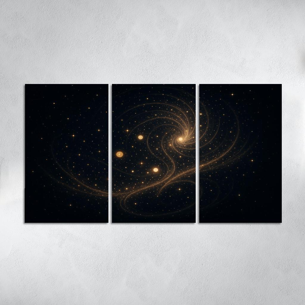 Celestial Dance Of Ideas Oil Paintings Frame