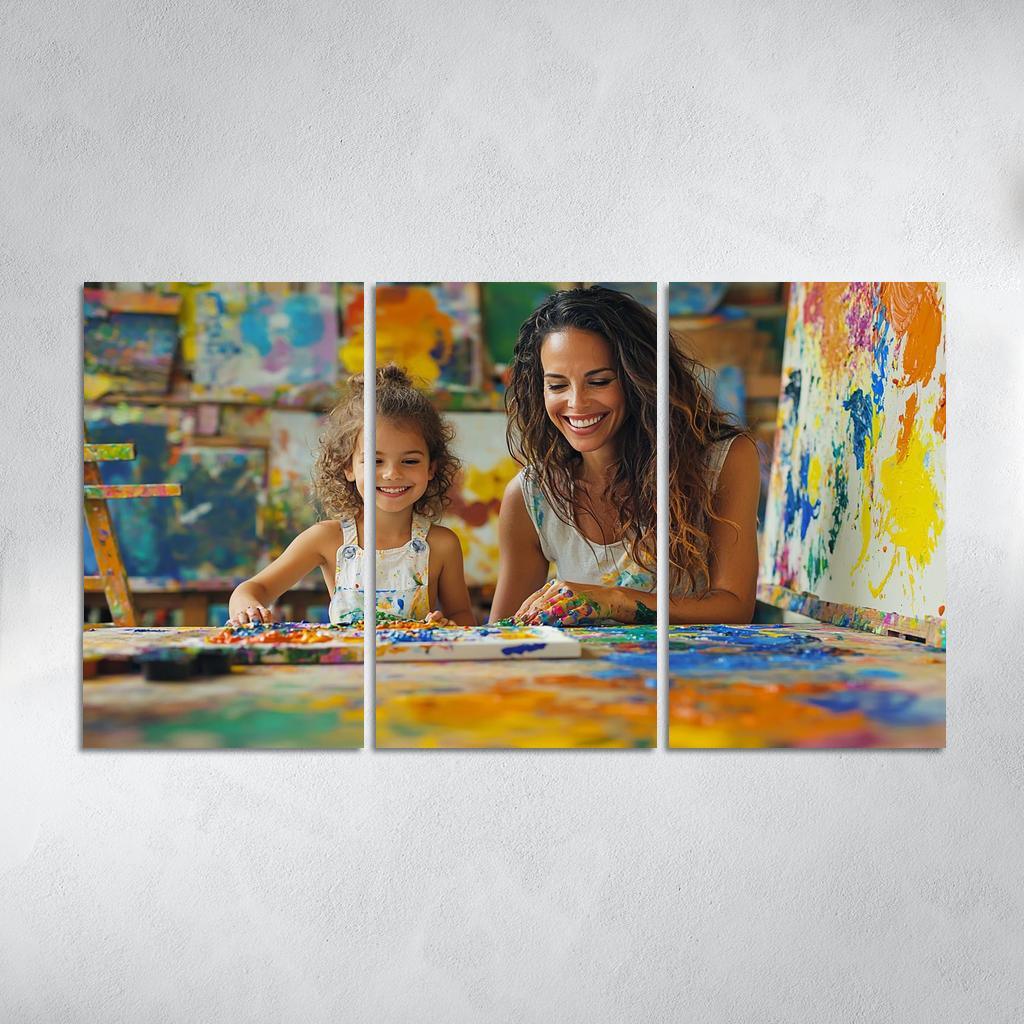 The Canvas Of Love A Mothers Artistry Custom Paintings Frame