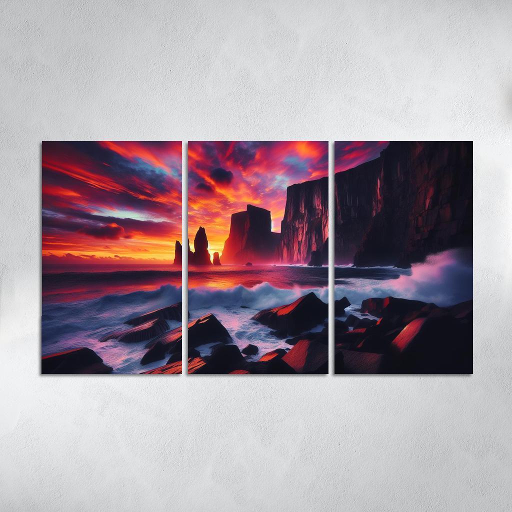 Sunset Cliffs A Photographers Dream Canvas Paintings Frame