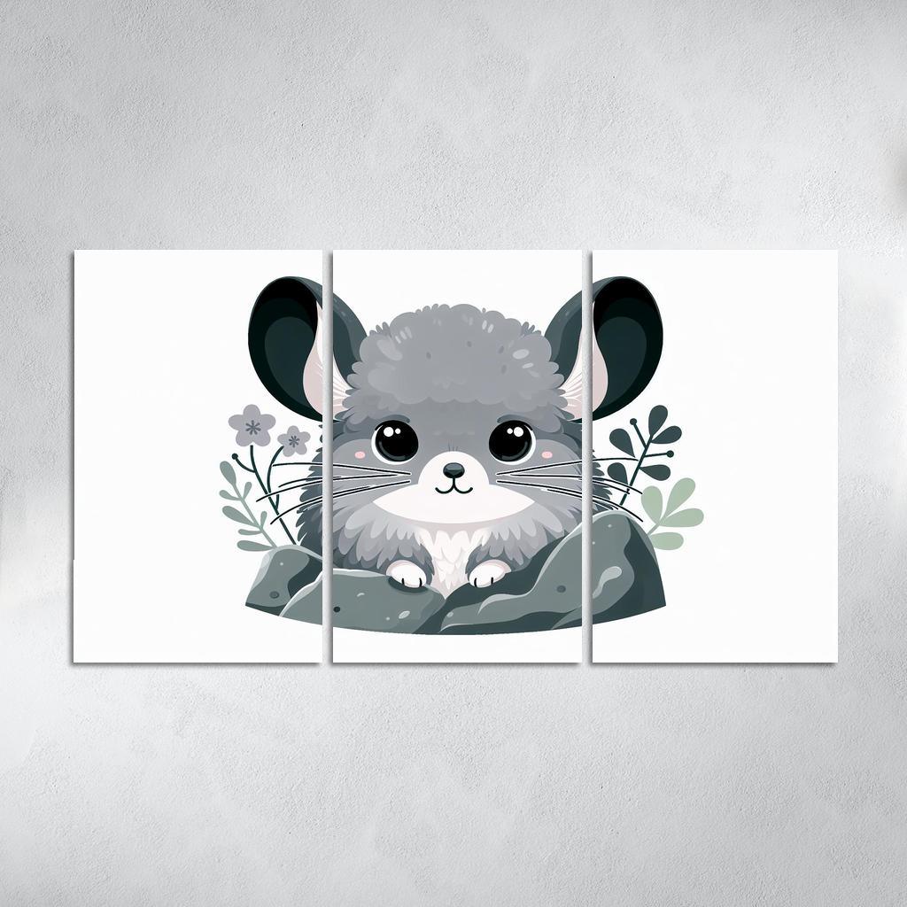 Charming Chinchilla Modern Paintings Frame