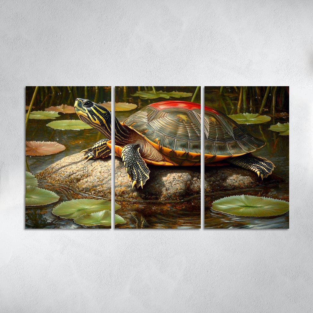 The Majestic Red-eared Slider The Freshwater Delight Art Trends