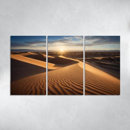 The Enigmatic Beauty Of Desert Landscapes Oil Paintings Frame