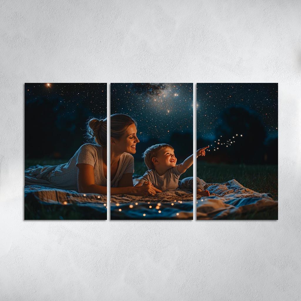 The Star In The Sky A Mothers Guidance Custom Paintings Frame