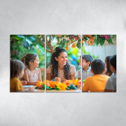 The Circle Of Life Nurturing Connections Custom Paintings Frame