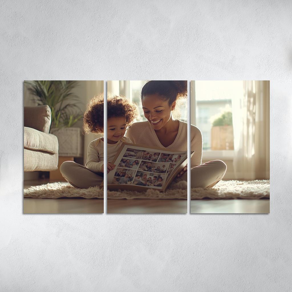 The Embrace Of Memories A Mothers Love Custom Paintings Frame