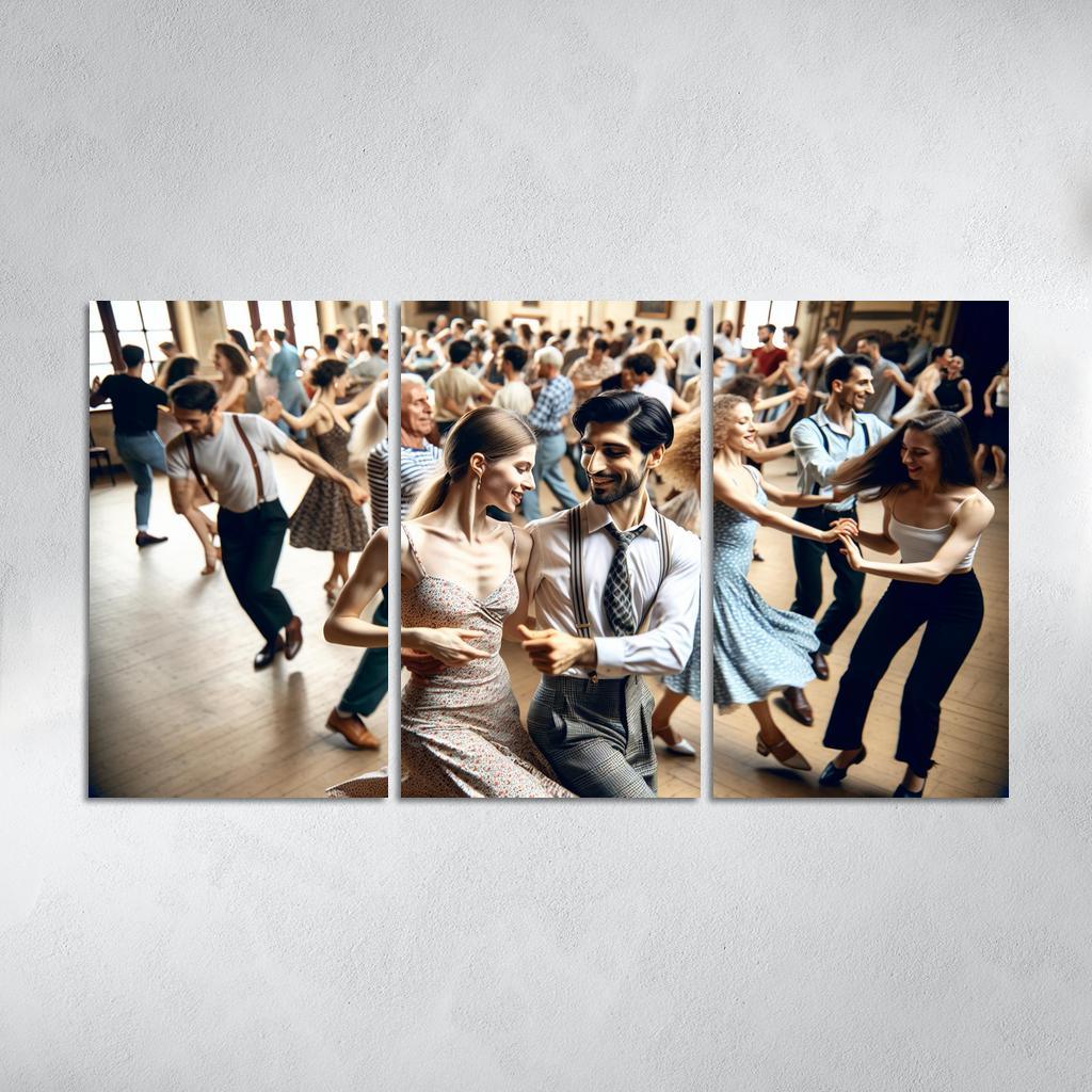 Balboa The Dance Of Swing And Joy Modern Paintings Frame