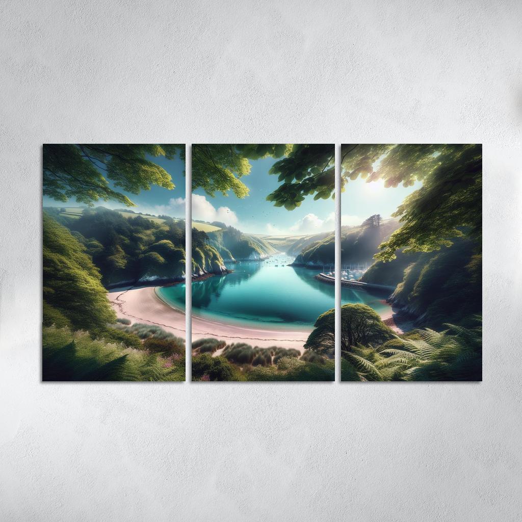 Tranquil Harbor Escape To Serenity Custom Paintings Frame