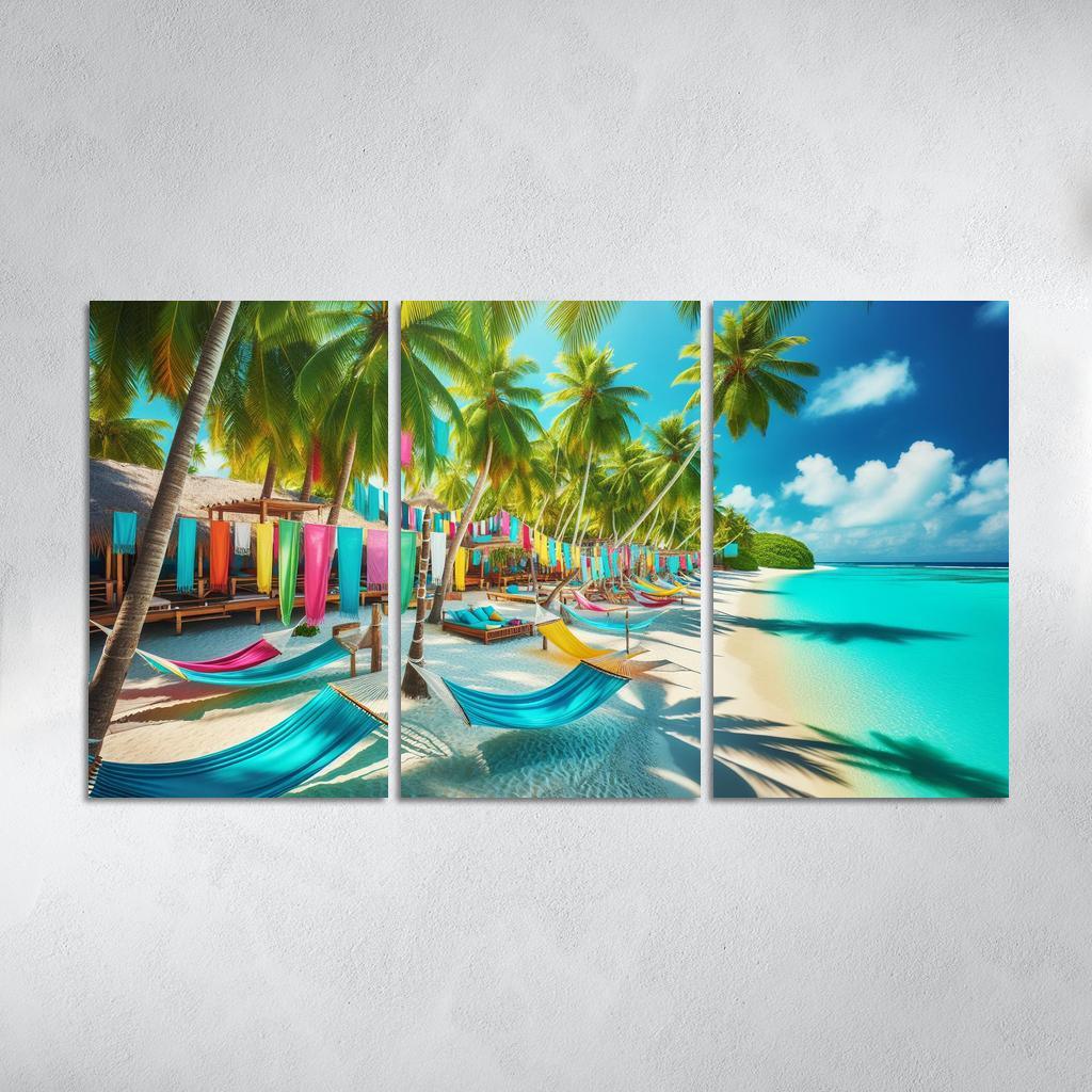 Tropical Escape Beach Premium Artwork Frames
