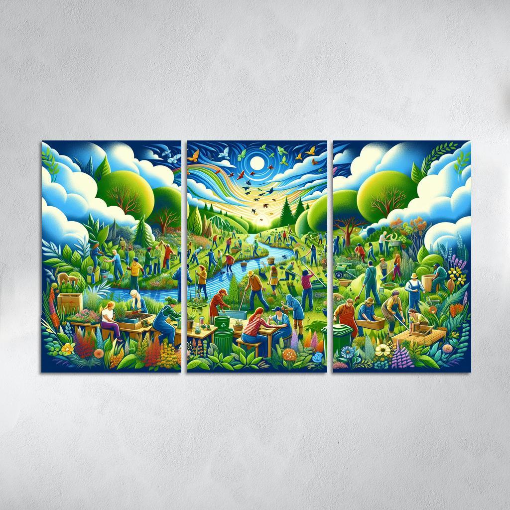 Sustainable Development Creating A Better Future Art Trends