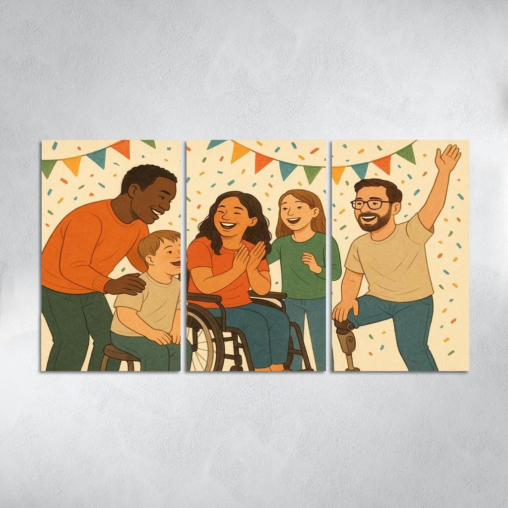 Invisible Struggles Art Advocating For Disability Inclusion Premium Artwork Frames