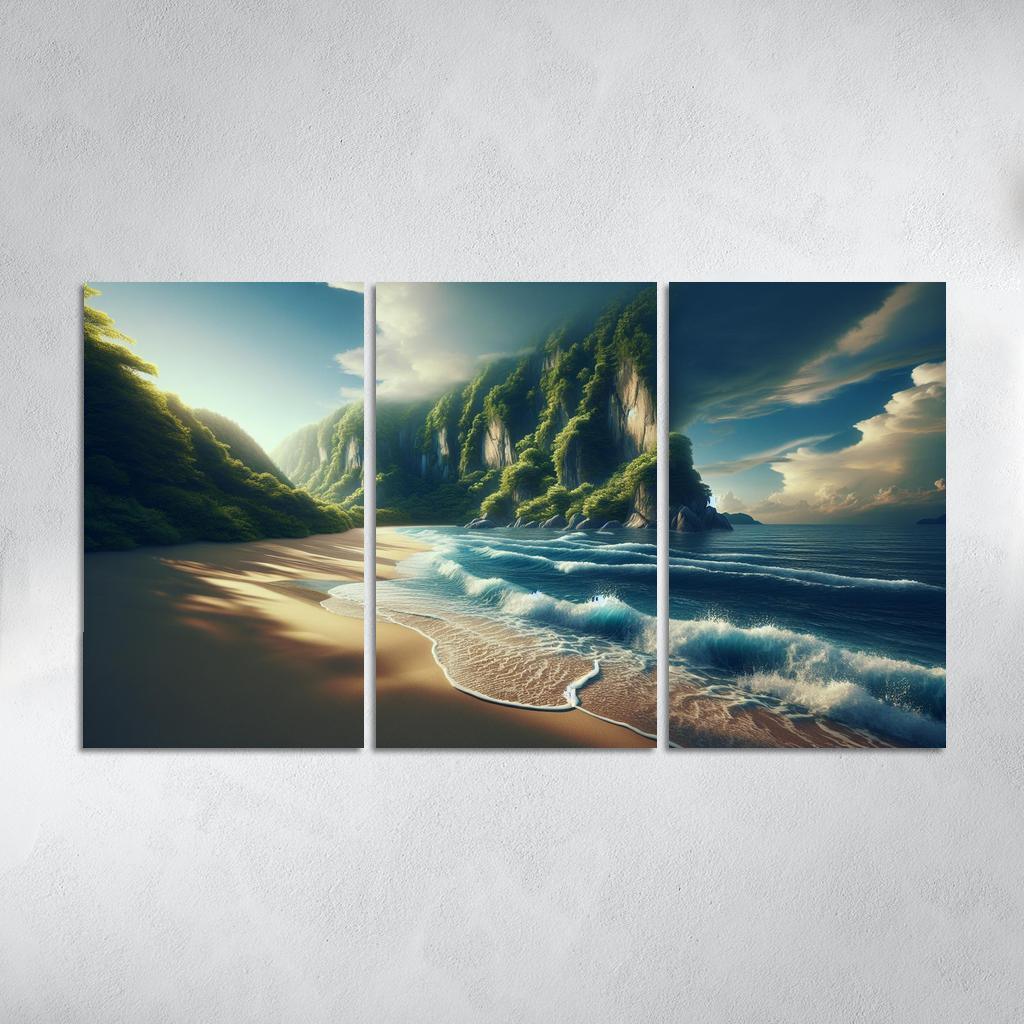 Secluded Sands A Hidden Retreat Premium Artwork Frames