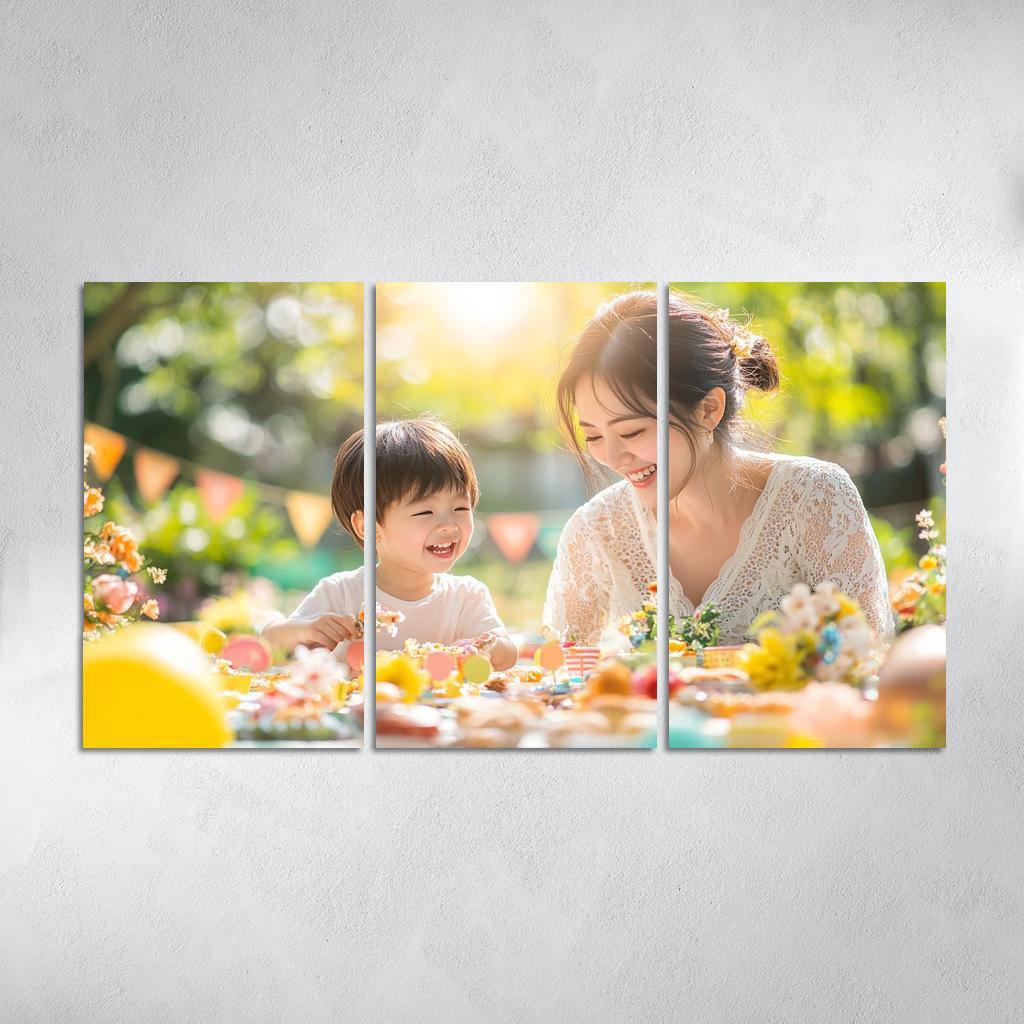 Moments Of Joy Celebrating Togetherness Custom Paintings Frame