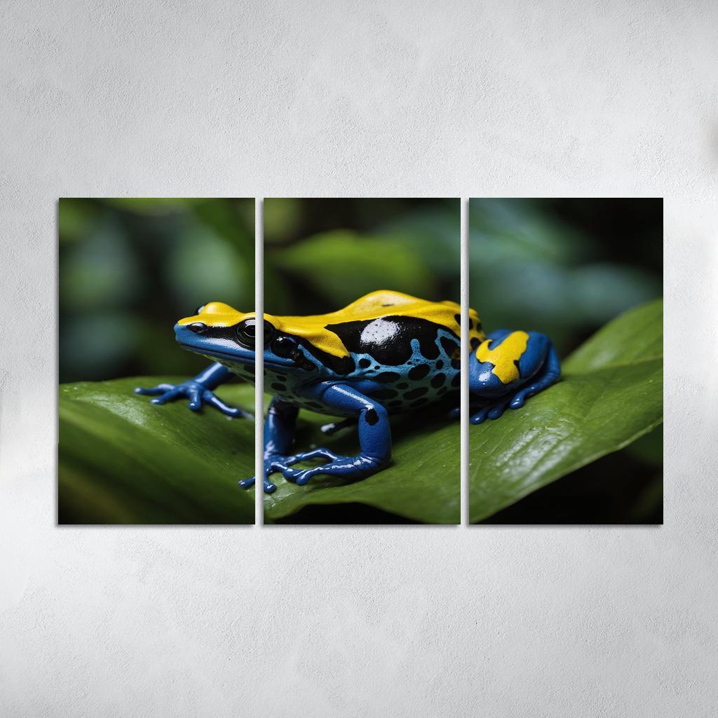 The Striking Poison Dart Frog A Colorful Wonder Canvas Paintings Frame