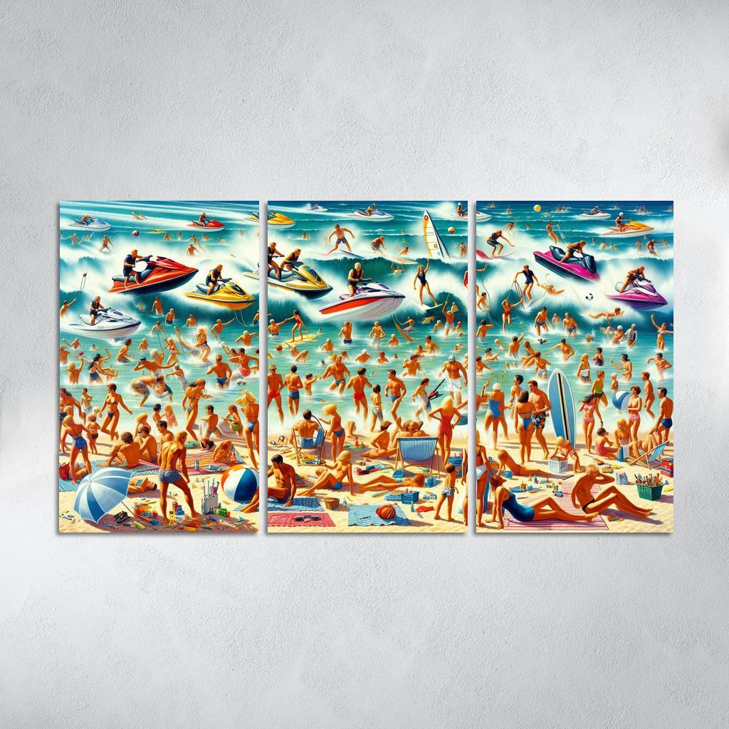 Adventure Cove Thrills On The Water Abstract Paintings Frame