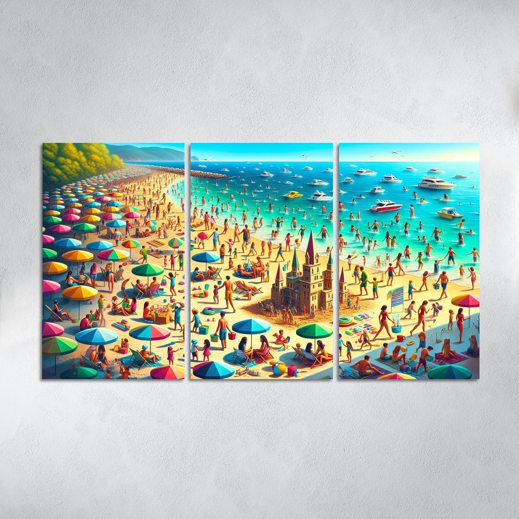 Enchanted Beach Family Adventure Zone Custom Paintings Frame